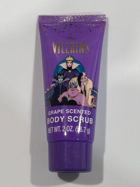 Disney Villains Body Scrub Grape Scented 2 oz Ursula Evil Queen